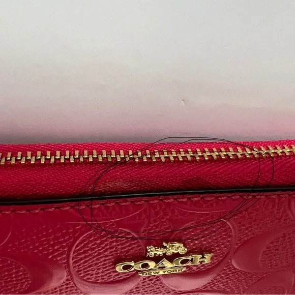 Coach Neon Pink Wallet - Picture 3 of 11